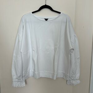 Ann Taylor Blouse White